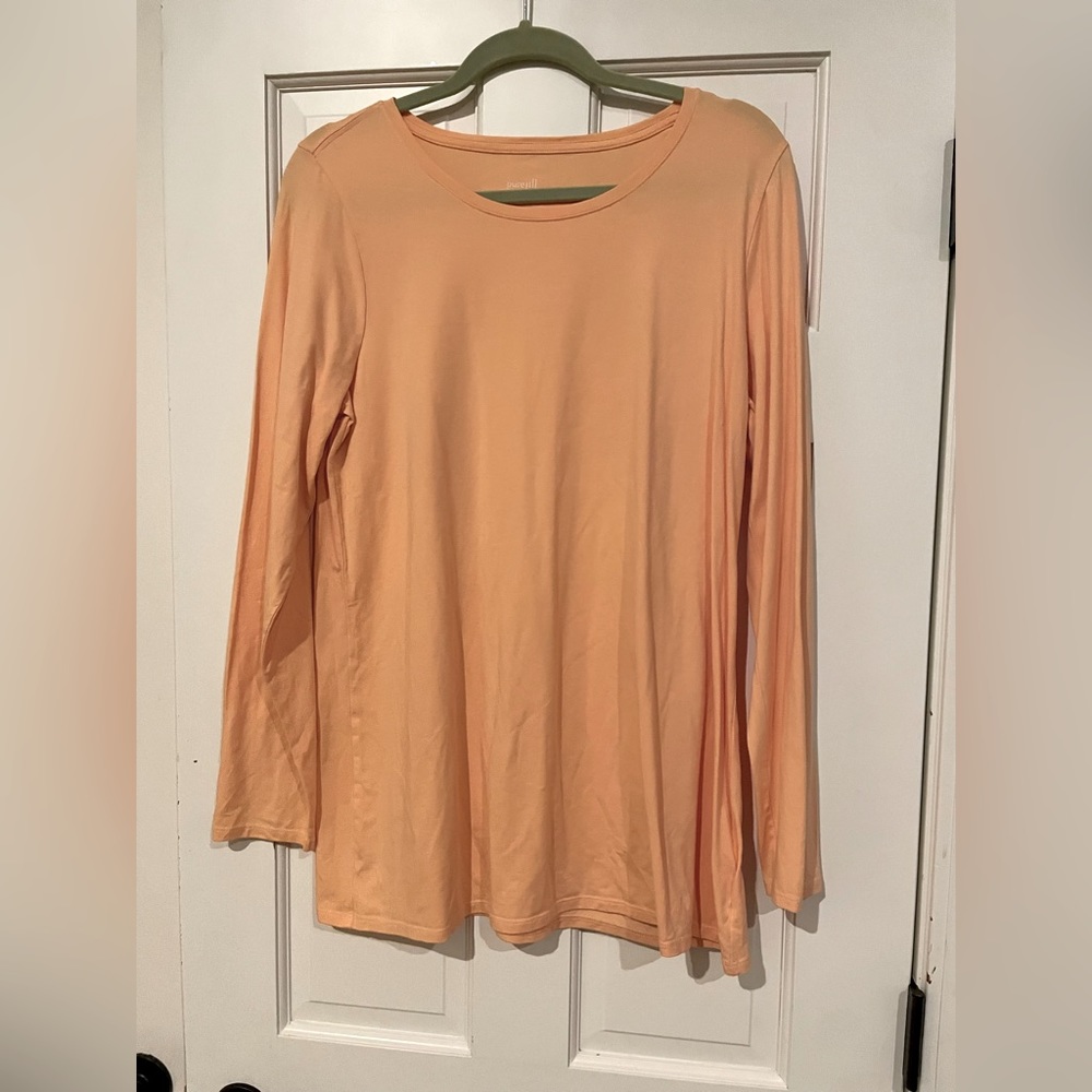 J Jill, new without tag. Size large. Light orange.